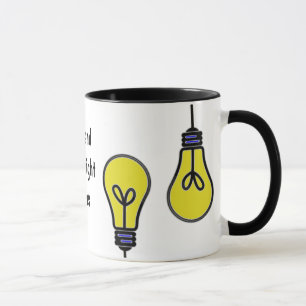 Mug Conception lumineuse d'idées d'ampoule