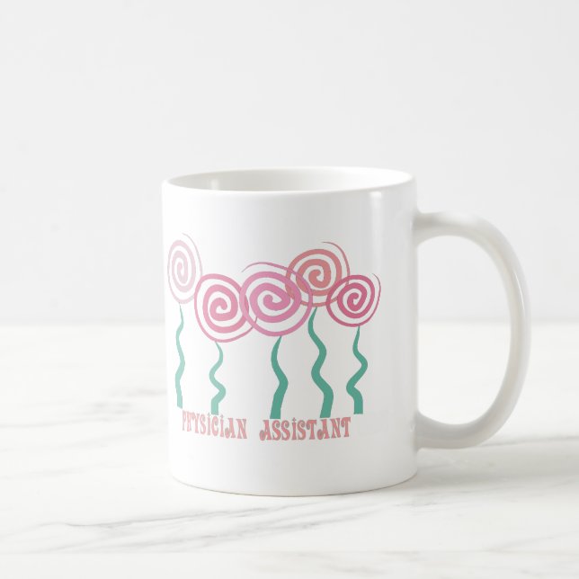 Mug Conception lunatique auxiliaire de fleurs de (Droite)