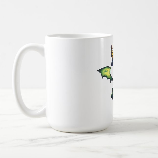 Mug Conception magique du dragon d'Halloween (Gauche)