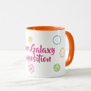 Mug Conception mignonne de la combinaison de galaxie f