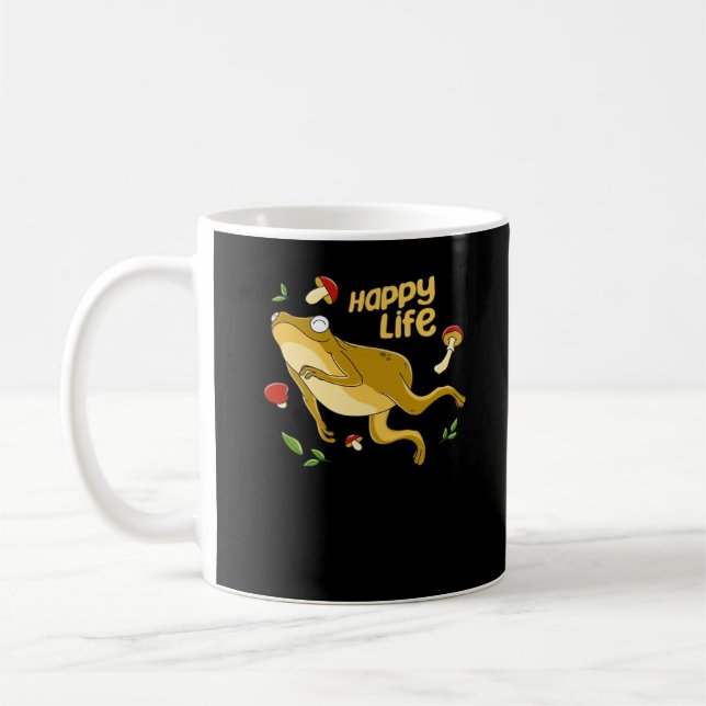 Mug Conception minimale essentielle de grenouille heur (Gauche)