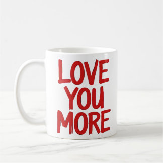 Mug Conception minimale et sincère Je t'aime