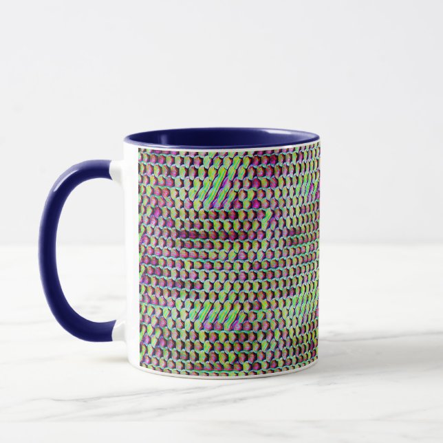 Mug Conception moderne abstraite de motif numérique 12 (Gauche)