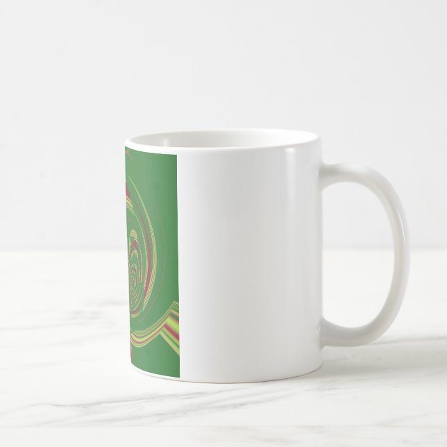Mug Conception Motif de Motif Floral Éthique Africaine (Droite)