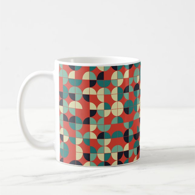 Mug conception motif géométrique transparente (Gauche)