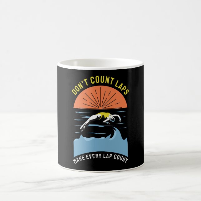 Mug Conception nageuse - Ne comptez pas les longueurs (Centre)