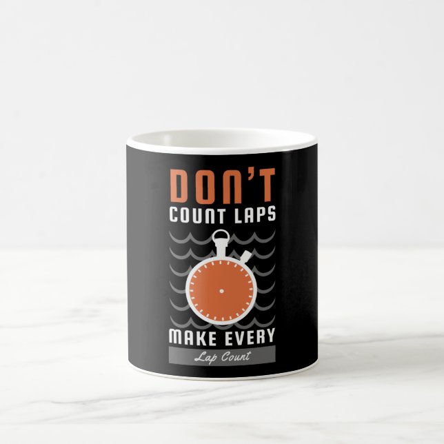 Mug Conception nageuse - Ne comptez pas les tours fair (Centre)