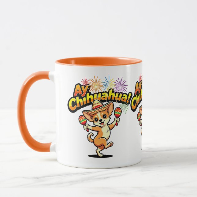 Mug Conception Originale Ay Chihuahua ! (Gauche)