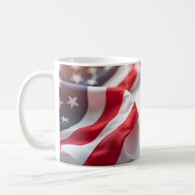 Mug Conception patriotique de la fête de l'Indépendanc (Gauche)