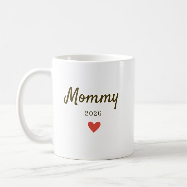 Mug Conception personnalisée d'amour pour nouvelle mam (Gauche)