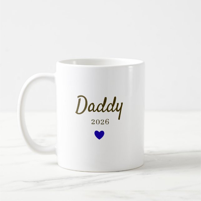 Mug Conception personnalisée de nouvel amour pour papa (Gauche)