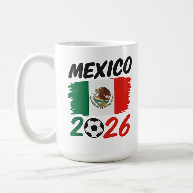 Mug Conception pour les fans de football du Mexique 20 (Gauche)