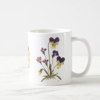 Mug Conception pressée de fleurs
