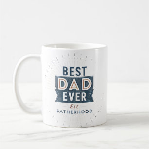 Mug Conception rétro Starburst Meilleur Papa de tous l