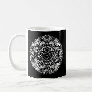 Mug Conception ronde de fantaisie sur le noir