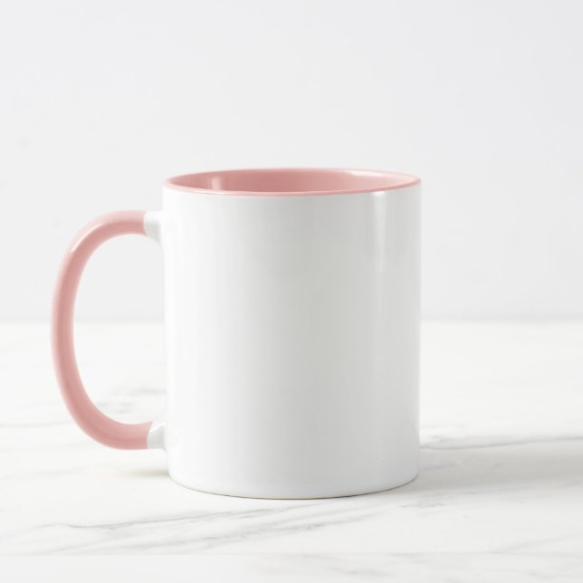 Mug Conception simple blanche personnalisée Ajouter un (Gauche)