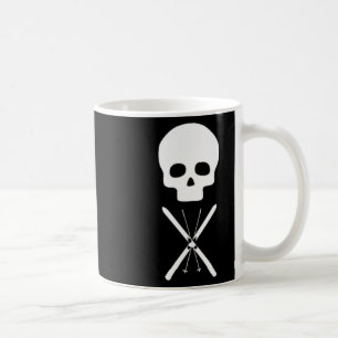 Mug Conception Simple Crâne Clic Look Pour Ski De Fond