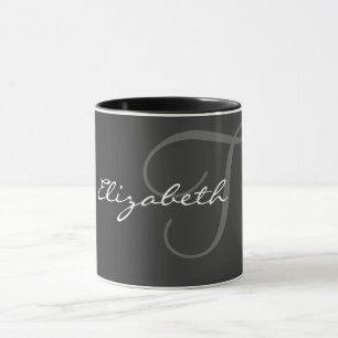 Mug Conception simple de monogramme
