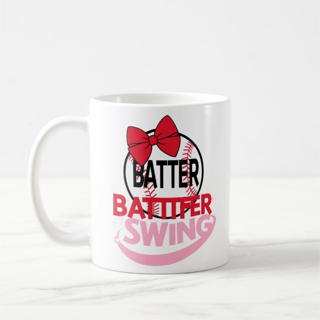 Mug Conception Sur Le Thème Du Baseball "Batter Batter (Gauche)