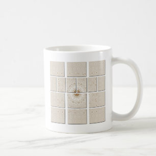 Mug Conception tonale neutre minimaliste géométrique b