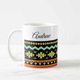 Mug Conception tribale lumineuse personnalisée