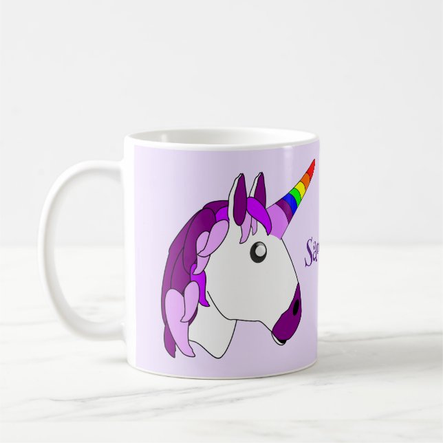 Mug Conception Unicorn personnalisée (Gauche)