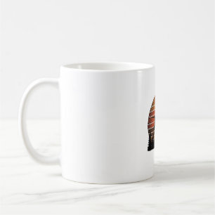 Mug Conception vectorielle de chien de chasse vintage