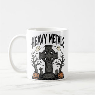 Mug Conception vectorielle de cimetière Halloween de m