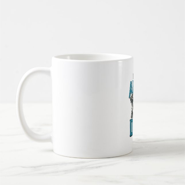 Mug Conception vectorielle de citation d'amant de chie (Gauche)