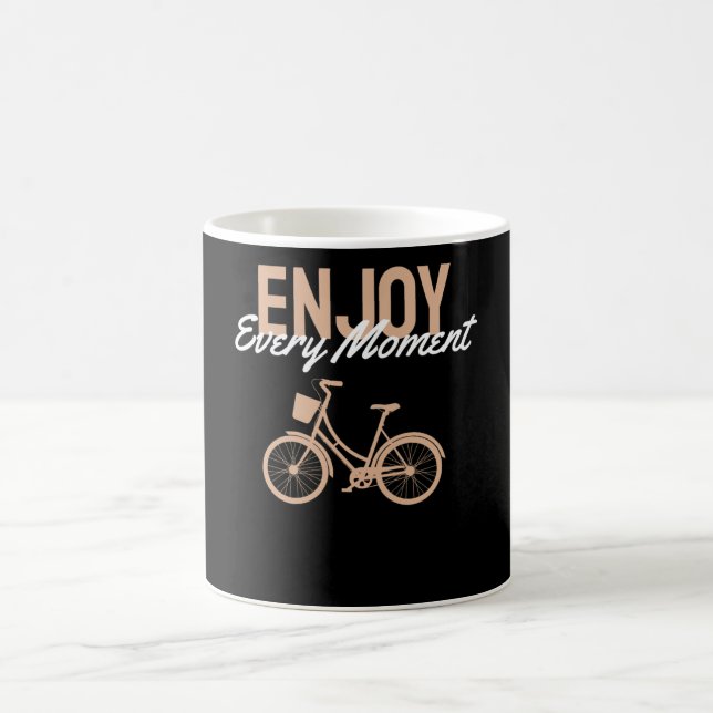 Mug Conception Vélo - Profitez De Chaque Moment (Centre)