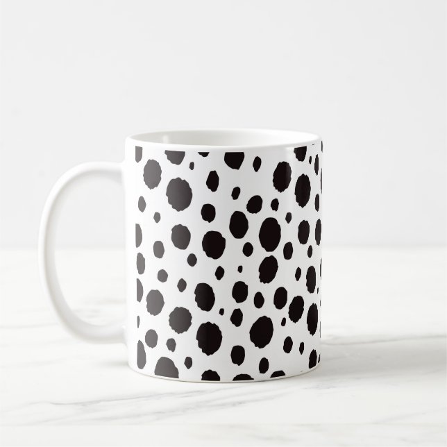 Mug Conception Vintage sans couture Empreinte de léopa (Gauche)