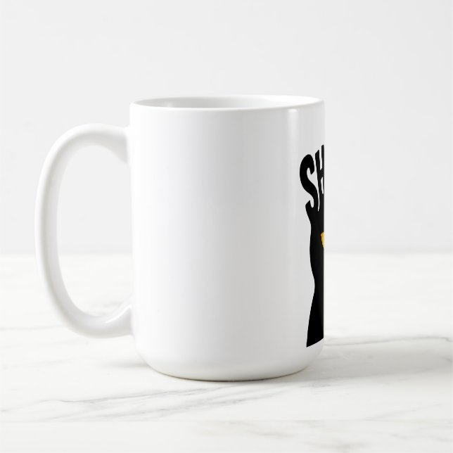 Mug Conception Yeux de Chat Noir Mystérieux (Gauche)