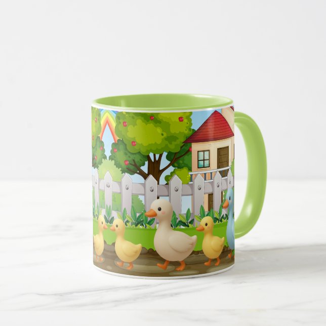 Mug Conceptions de canards mignons pour enfants (Devant droit)