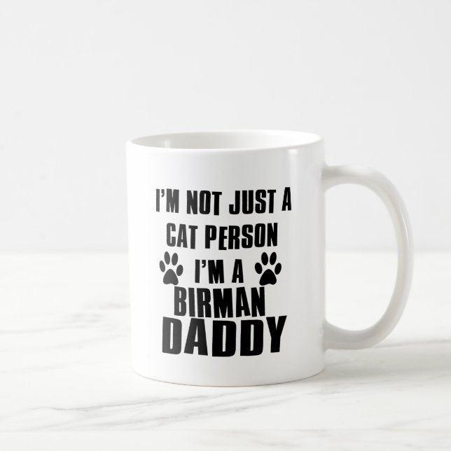 Mug Conceptions de chat de chemises de Birman (Droite)