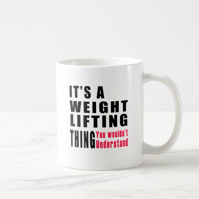 Mug Conceptions de chose d'haltérophilie (Droite)