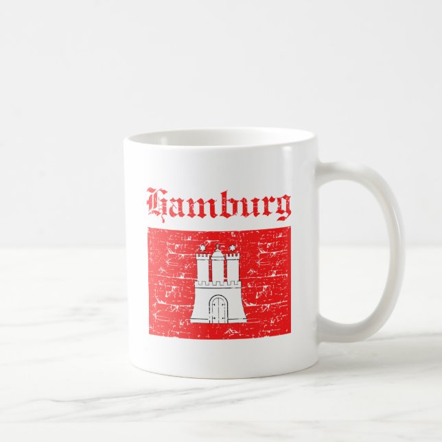 Mug Conceptions de ville de Hambourg (Droite)