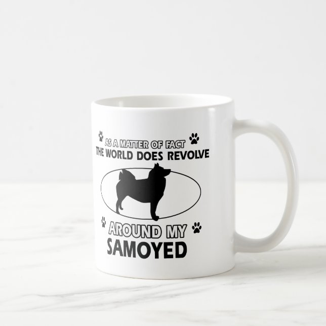 Mug conceptions drôles de SAMOYED (Droite)