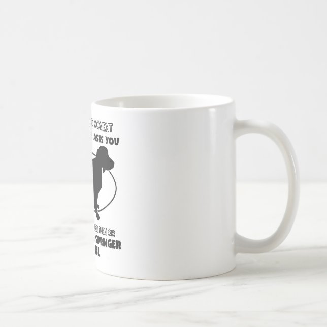 Mug Conceptions drôles d'ÉPAGNEUL de SPRINGER ANGLAIS (Droite)