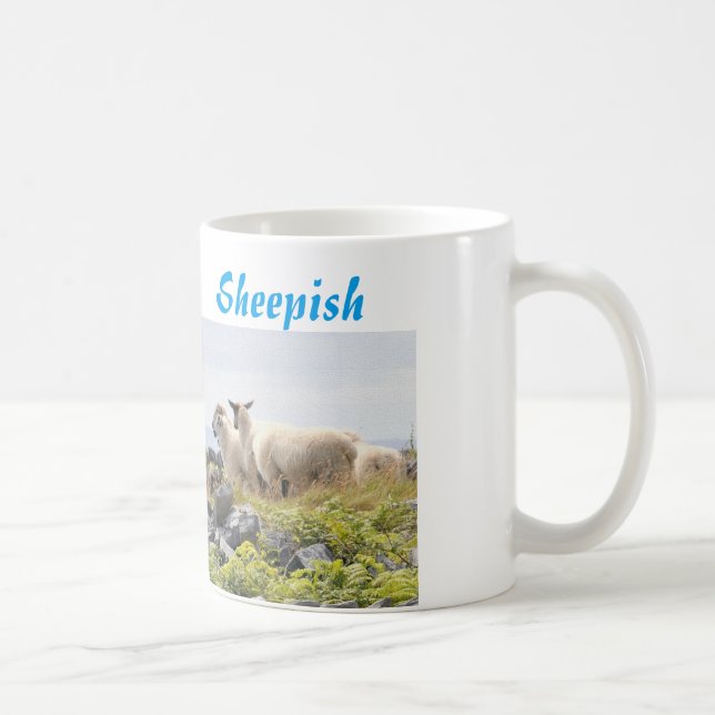 Mug Conceptions originales - Moutons dans un champ (Droite)