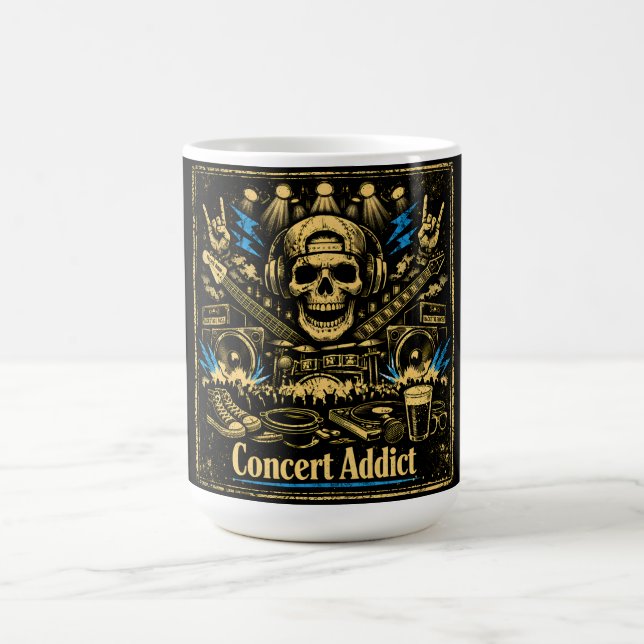 Mug Concert Addict – Live Music Fan Culture (Centre)