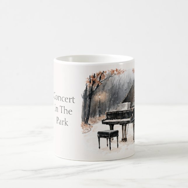 Mug Concert de piano dans le parc (Centre)
