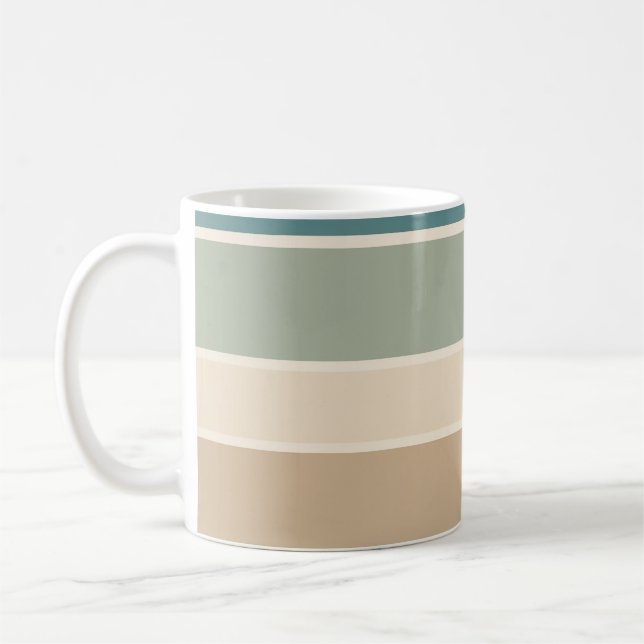 Mug Concevez une applique de quilt hawaïen originale é (Gauche)