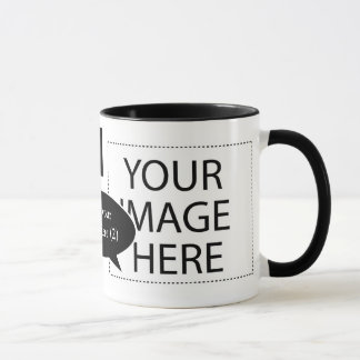 Mug Concevez vos propres bulles vocales personnalisées