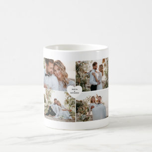 Mug Concevez votre propre amour Collage de photos