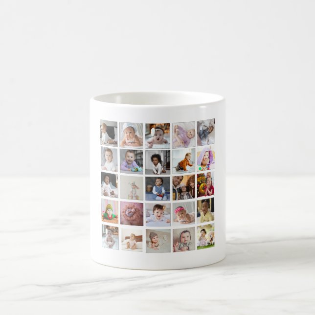 Mug Concevez votre propre collection de photos 25 (Centre)