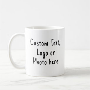 Mug Concevez votre propre Mug, café texte personnalisé