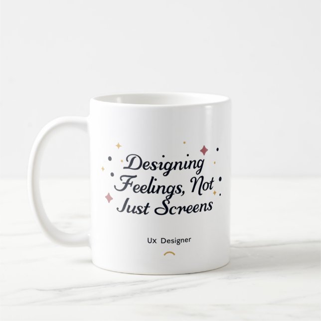 Mug Concevoir des émotions, pas seulement des écrans – (Gauche)