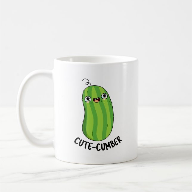 Mug Concombre Funny Concomber Pun (Gauche)