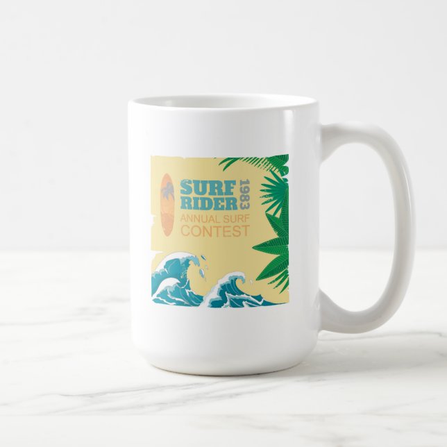 Mug Concours |1983 de surf de cavalier de surf (Droite)