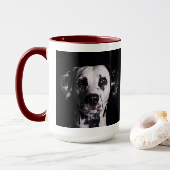 Mug Concours dalmatien de photo de GWDC (Avec donut)